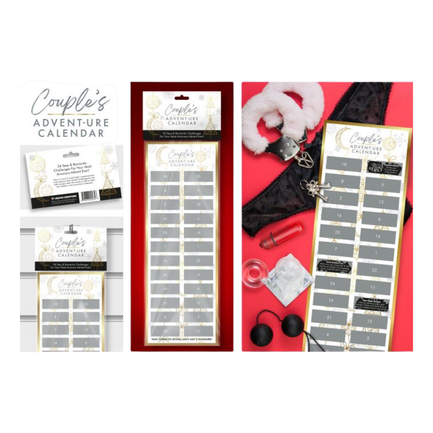 The Couple's Advent-ure Scratch Calendar