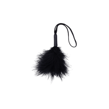 Peaches n' CreaMe Black Wrist Feather Tickler