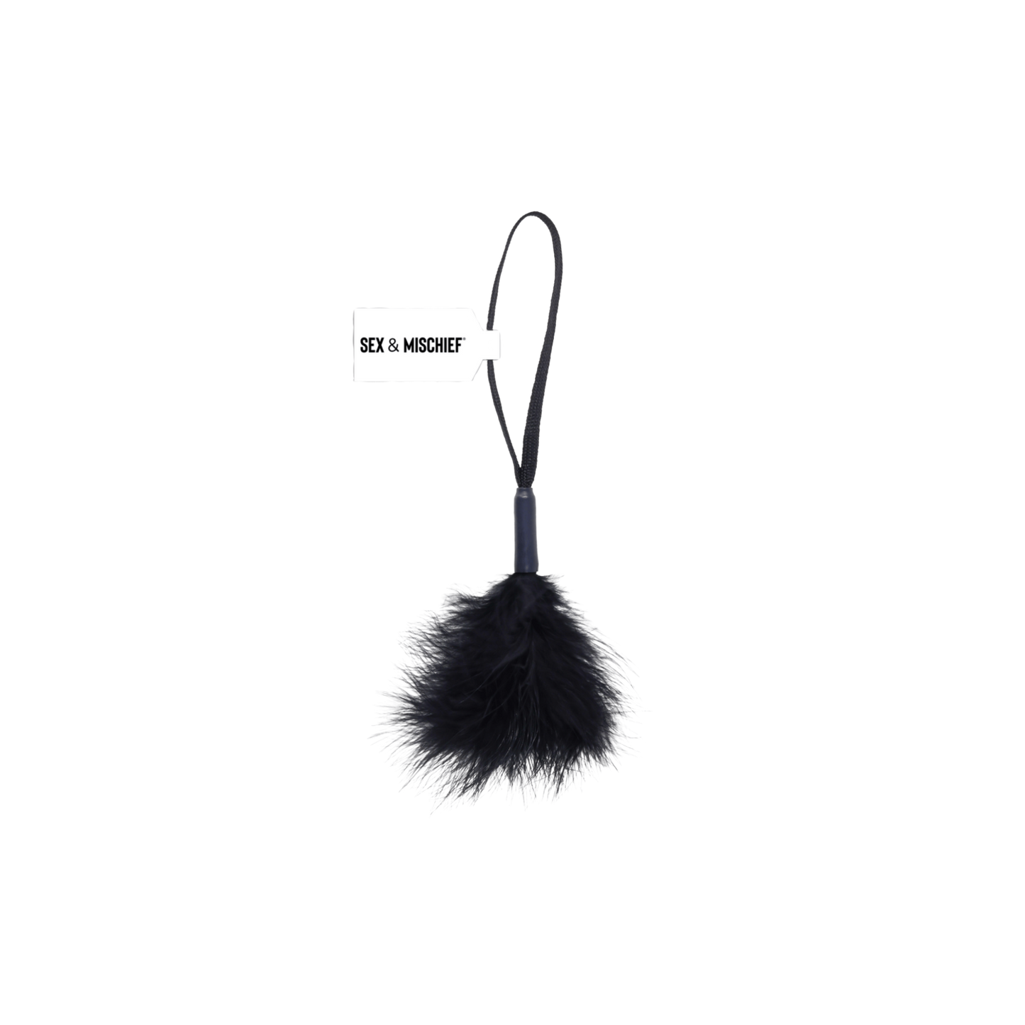 Peaches n' CreaMe Black Wrist Feather Tickler